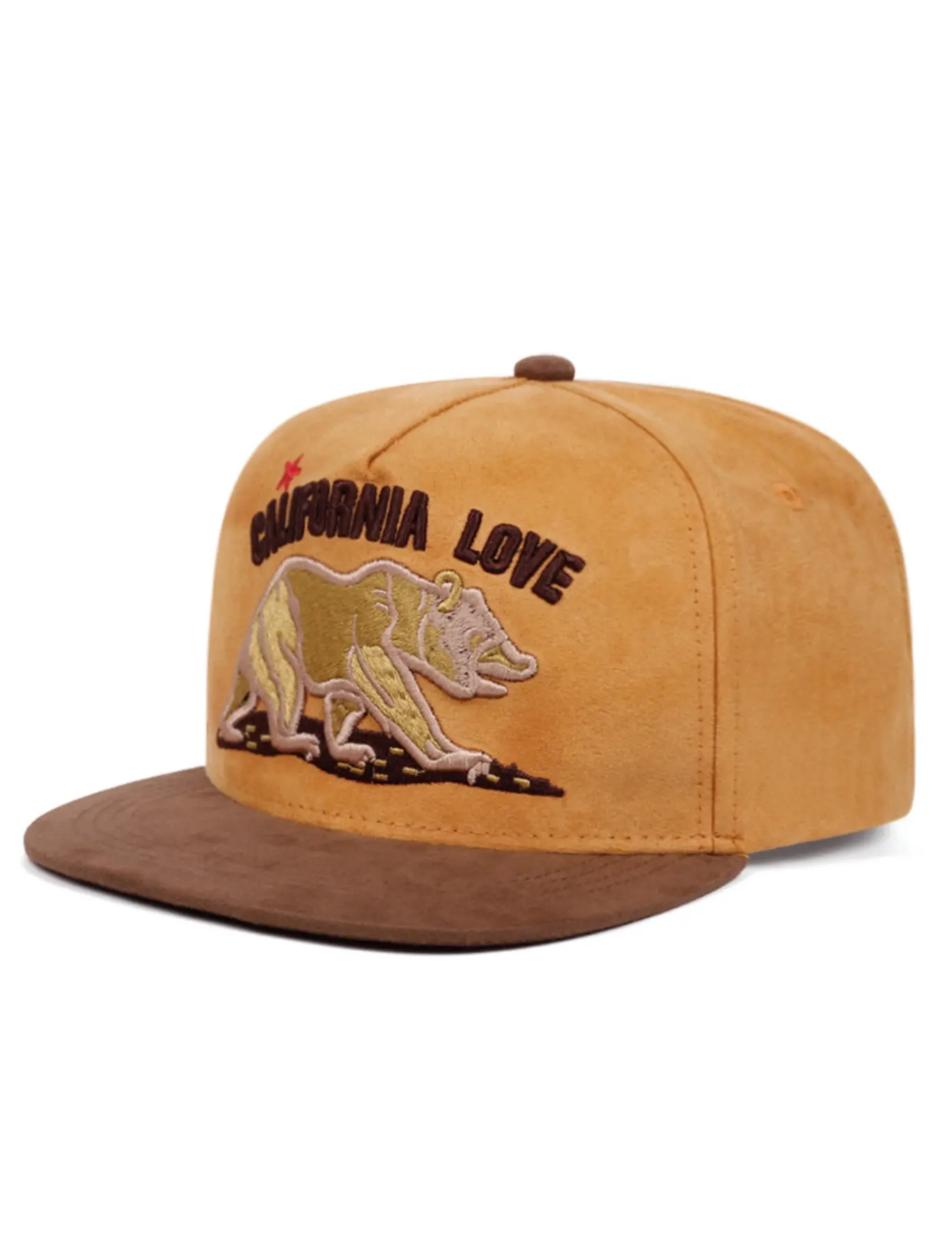 2026 New Fashionable Personalized Flat brimmed Hat California Bear Embroidered Hip Hop Hat Street Creative Skateboarding Hat Outdoor Leisure Sports Sunshade Hat Daily Commuter Decorative Hat Male Female Same Style Baseball Hat