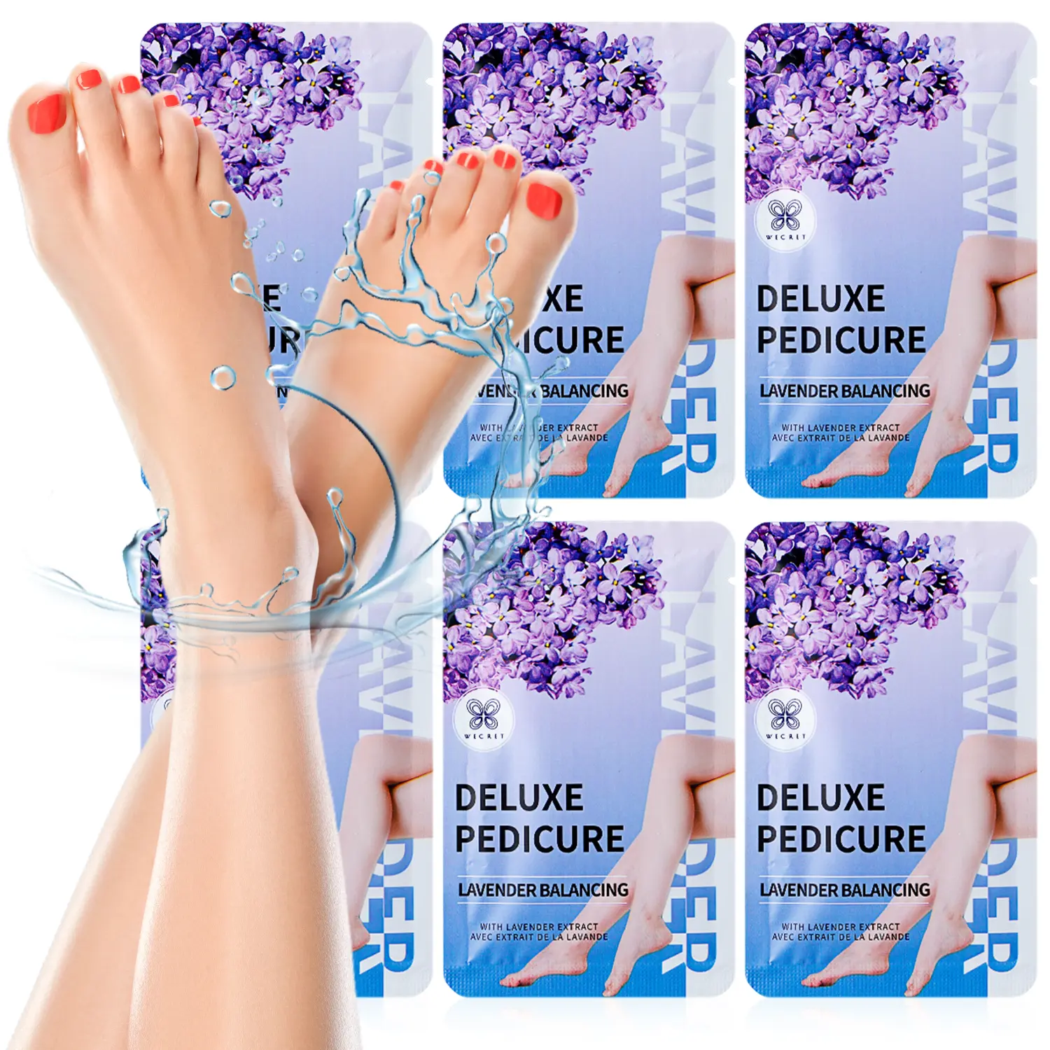 Foot Soak with Epsom Salt -Toenail Repair Softens Thick Calluses Stubborn Foot Odor Relaxing Spa Athletes Foot Burning & Itching Damaged Discolored Nails A Natural Callus Remover 14.8oz 12 Pack