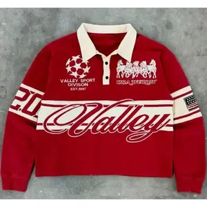 Global Casual Retro Rugby Polo polyester, UNISEX