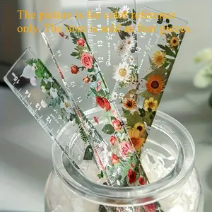 Measuring ruler with centimeter scale for school, home and office, Clear Ruler