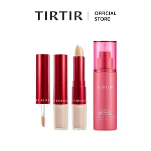 [TIRTIR Official] Cover & Lock DuoㅣGlide & Hide Dual Concealer and Foundation 2-in-1 Stick & Mask Fit Waterproof Setting Spray
