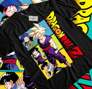 Dragon Ball Z TShirt Gohan super saiyan  shirt Anime Gift Shirt