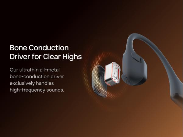 SHOKZ NEW OpenRun Pro 2 - Open-Ear, Bone Conduction Sport Headphones - Sweat Resistant, Workout Headphones with Deep Bass and Smart Mic