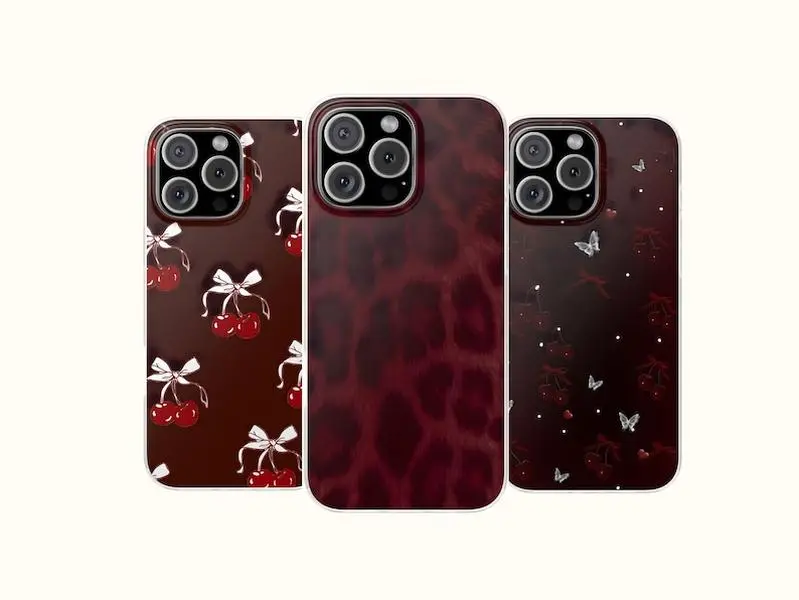 Burgundy urban sophistication case - TikTok Shop