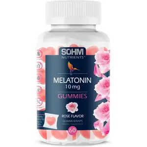 SOHM Melatonin Gummies 10 mg -Enhance Sleep Quality-Sleep Support Gummies Vegetarian