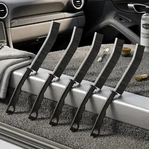 Crevice Cleaning Brush Set – Hard Bristle Gap Brush for Bathroom, Kitchen, Tiles, Window, Household Crevice Cleaning – Spring Cleaning Tool, Hardware Home Stainless Steel Scrubbing, Durable & Multipurpose for Narrow Gaps, Floor Corner, Sink, StovGift