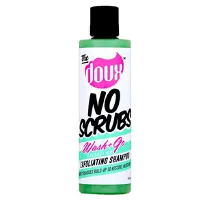 The Doux No Scrub Exfoliating Shampoo 8.0 Fl - Wash+Go Formula for Build-Up Removal, Hydrating and Refreshing Shampoo