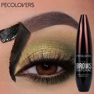 Tattoo Peel-Off Eyebrow Grey Brown 3D Waterproof Gel - Semi Permanent Brow Tint Liquid Brow Tattoo Dying Cream Makeup