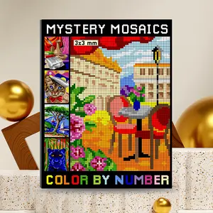 Mystical Mosaic Coloring Book for Adults, Digital Color by Number Art Therapy, Artistic Challenge, Numbered Sections, Stress Relief Adult Activity Book, Unique Gift Idea