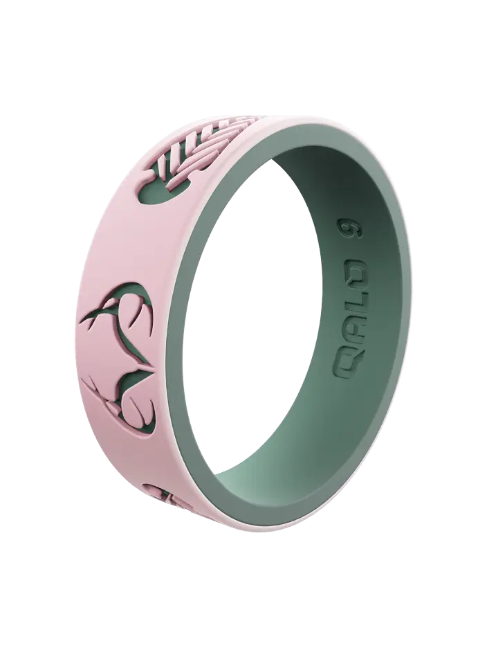 Women's 100% Silicone Dual-Layered Jewelry Ring, Exclusive Realtree Arrowhead Design Fashion Accessory, 100% Silicone Rings, Jewelry Rings