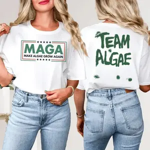 Make Algae Great Again T-Shirt, New Green Deal Parody Tee, Funny Algae Meme Tee, Environmental Humor Graphic, Viral Satire Graphic Tee, Gift For Meme Lovers, Nature Shirt