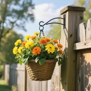 6-Piece 6.3 Inch Wall-Mounted Hooks, Plant Hangers, Bird Feeder Stands, Lantern Racks, Wind Chime Holders, Vintage Style, Indoor/outdoor Use