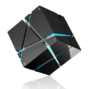 Cube Wireless Bluetooth Speaker | Mini Portable Bass Speaker with RGB Atmosphere Light
