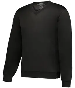 Heritage Windshirt - Black V-Neck Pullover with Micron™ Polyester Fabric, Front Zip Pockets & Rib-Knit Collar, Machine Washable