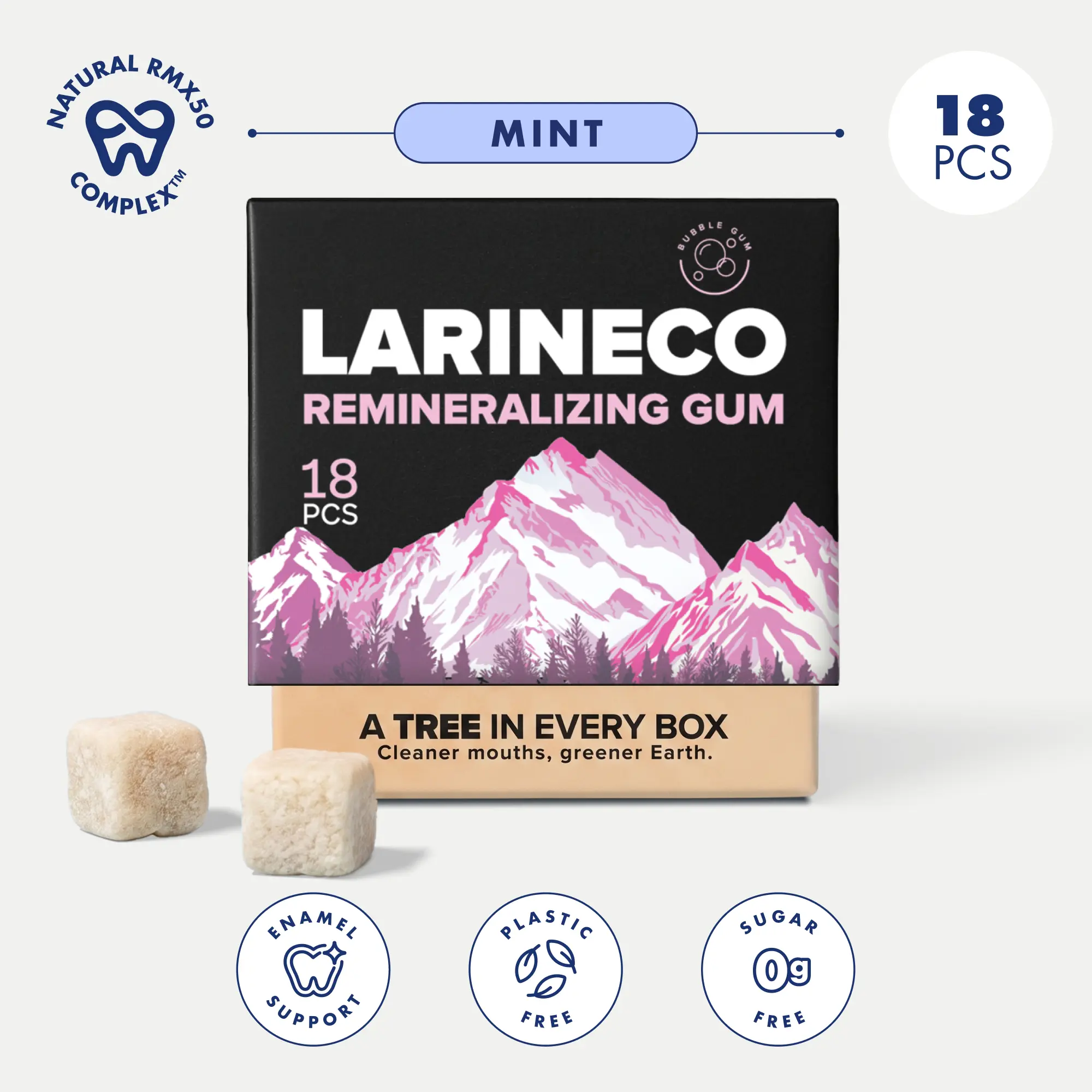 Larineco™️ - Bubblegum Remineralizing Gum