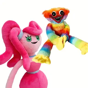 Poppy Playtime Plush- Mommy Long Legs & Rainbow Huggy Wuggy, Soft Stuffed Toys for Kids, Collectible Horror Game Plushies