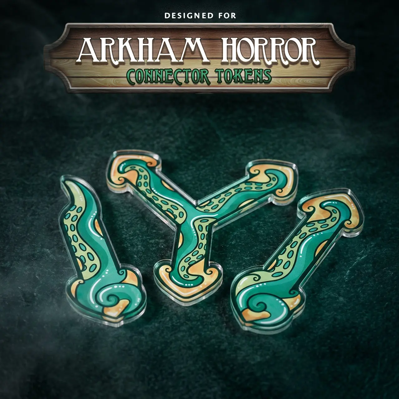 Arkham Horror LCG Compatible  Connector Arrow Token Bundle | Acrylic Game Tokens