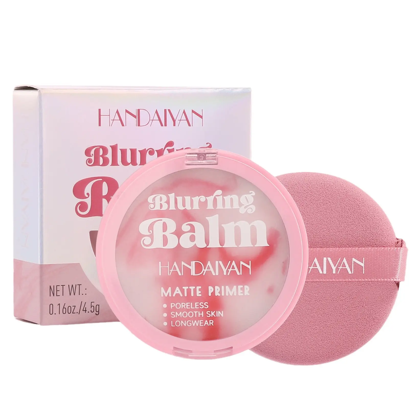 Smooth Face Pressed Powder Cosmetic, Matte Finish Blurring Pressed Powder, Oil Control Long-Lasting Setting Makeup for Flawless Natural All-Day Look
