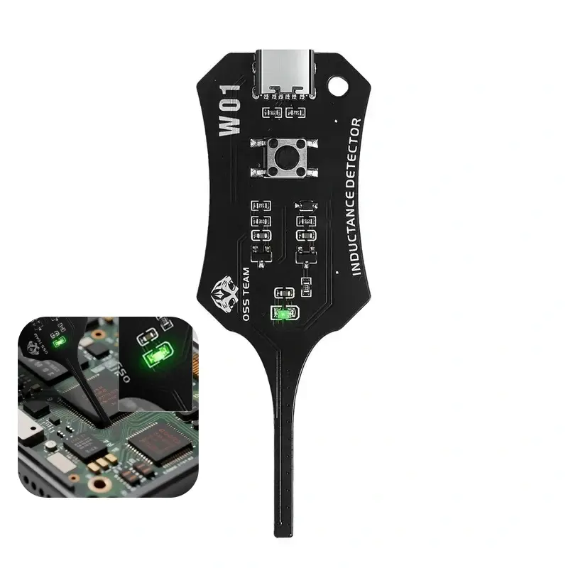Type-C Inductance Tester - Quick Fault Check Tool for Phone Motherboard Component Repair, Electronic Circuit Board Coil Detection, Father's Day Gift Option radar detector, Test Meter Multi Testers   Inductance Tester
