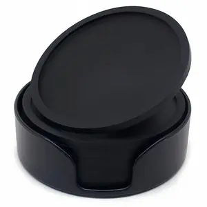 Silicone Coaster, 1 Count Heat Resistant Non-slip Coaster, Reusable Beverage Coaster Set Waterproof Coasters for Home Kitchen Office Bar, Coasters for Drinks, Kitchen Coasters
