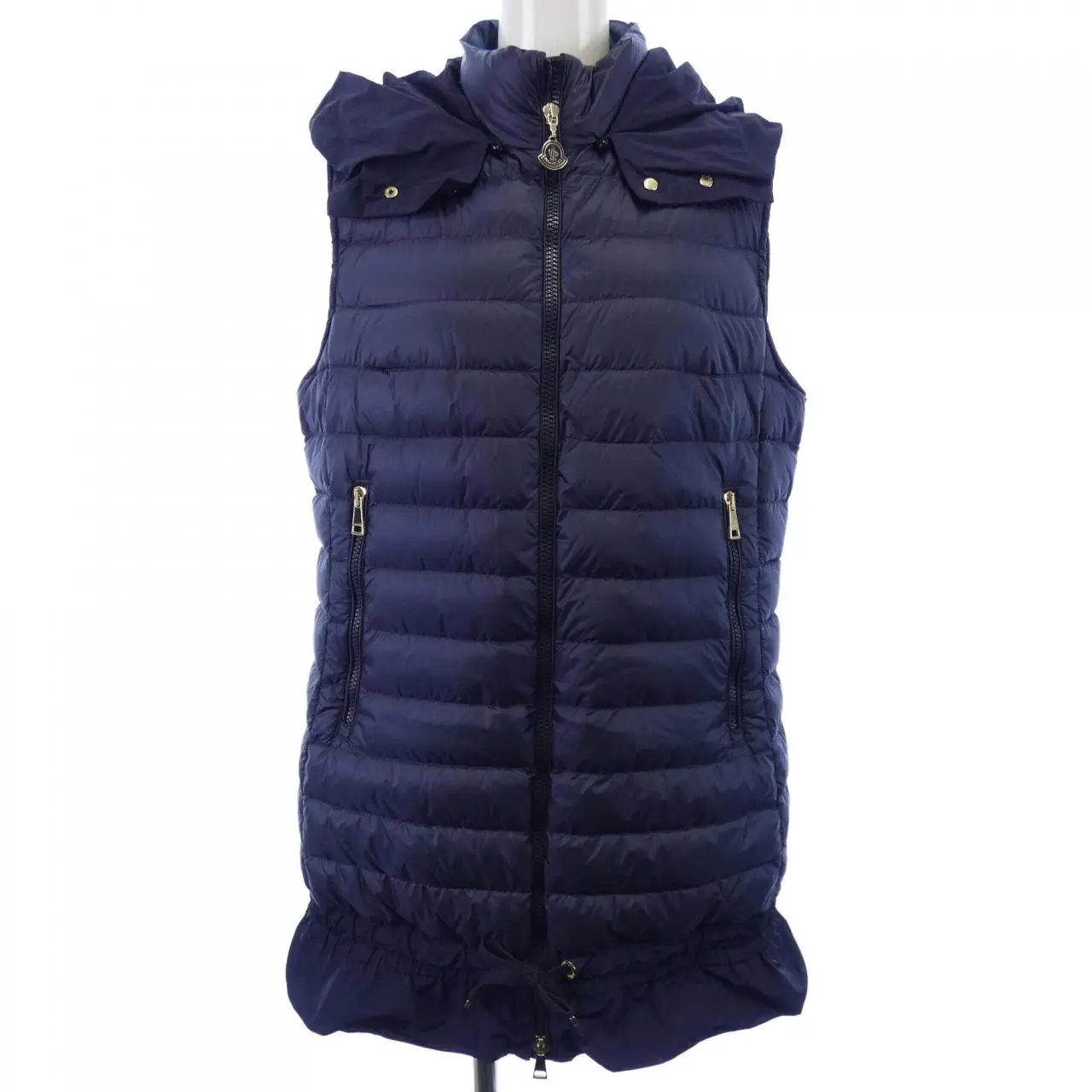 Pre-owned MONCLER Nylon Small Leather Goods AMARANTE Down Vest