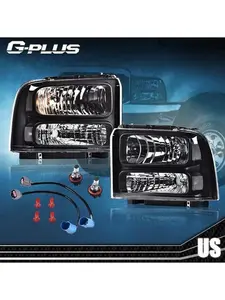 Fit For 99-04 F250/F350/F450/F550 Super Duty /00-04 Ford Excursion Headlights