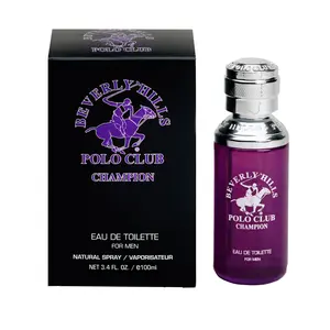 Beverly Hills Polo Club | CHAMPION 3.4fl.oz / 100ml, For Men, Eau de Toilette Spray, Luxurious Sensual Timeless Fresh Masculine Fragrance, Bold, Sophisticated, Long-Lasting, Woody, Fresh Aromatic Amberwood