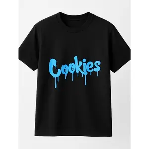 Women's Classic Minimalist Cotton Shortsleeve Crew Neck Black Casual T-Shirt - Unisex, Personalized, Soft, Comfortable, Breathable, Everyday Summer Top, Cookies Fabric, Suitable for Most Outfits, Made in USA