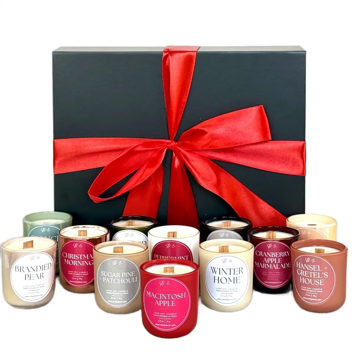 Advent Candle Gift Set - Christmas Candles in Various Colors