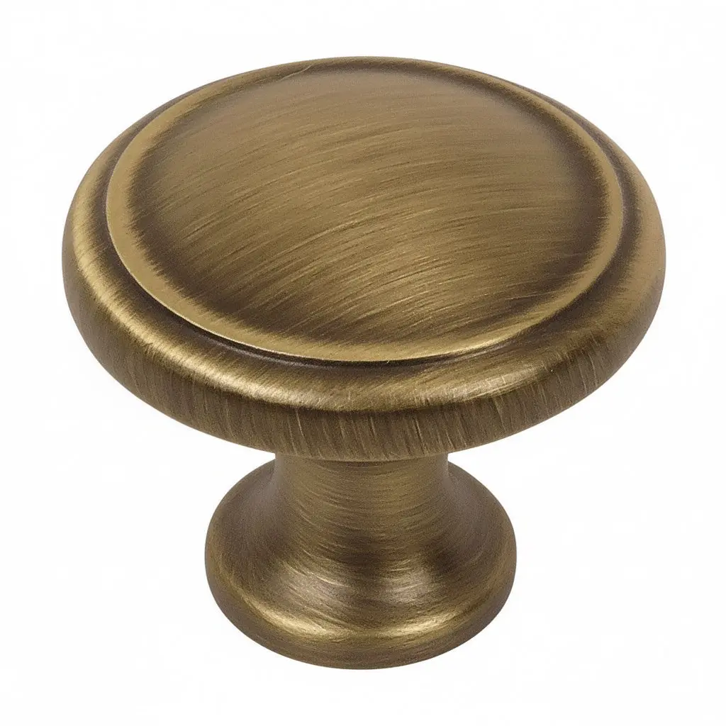 Cosmas 5982BAB Brushed Antique Brass Cabinet Knob