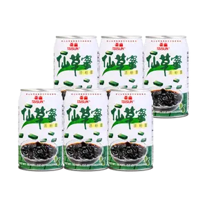 TAISUN 6 Pack Grass Jelly Drink 310ml - Authentic Taiwanese Herbal Dessert