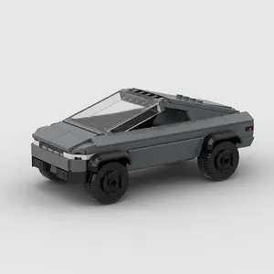 Moc Cybertruck Cars Racers Building Blocks City Vehicle Model DIY Kids Boy Toys Sport Super Creative Technique