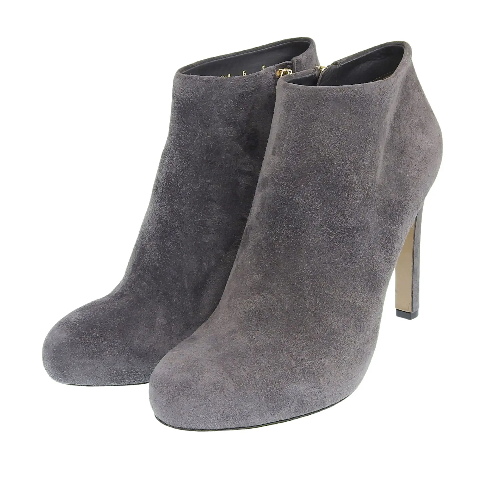 Pre-owned SALVATORE FERRAGAMO Suede  Small Leather Goods GOLIA Leather Ankle Boots