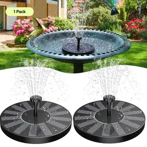 Solar Fountain, Floating Solar Powered Water Fountain Pump for Bird Bath, Garden, Pond, Pool, Outdoor (1 Pack)