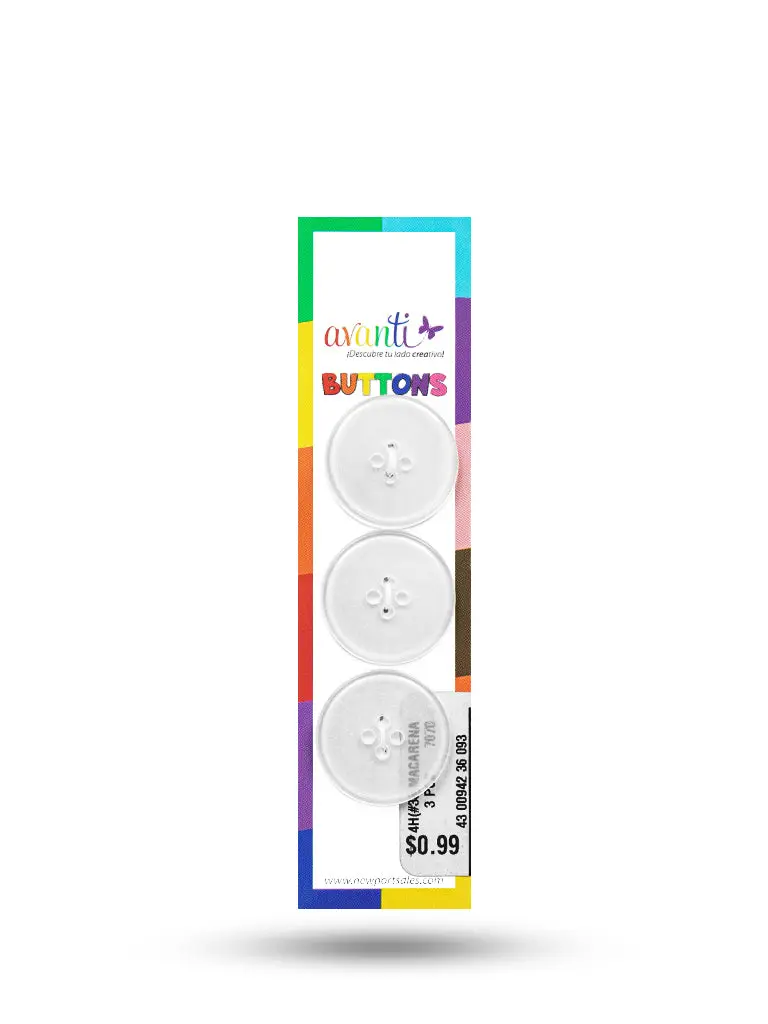 Sewing Buttons – 36L (23mm / 0.9 inches) with 4 Holes – Perfect for Heavy Coats, Blazers & Upholstery