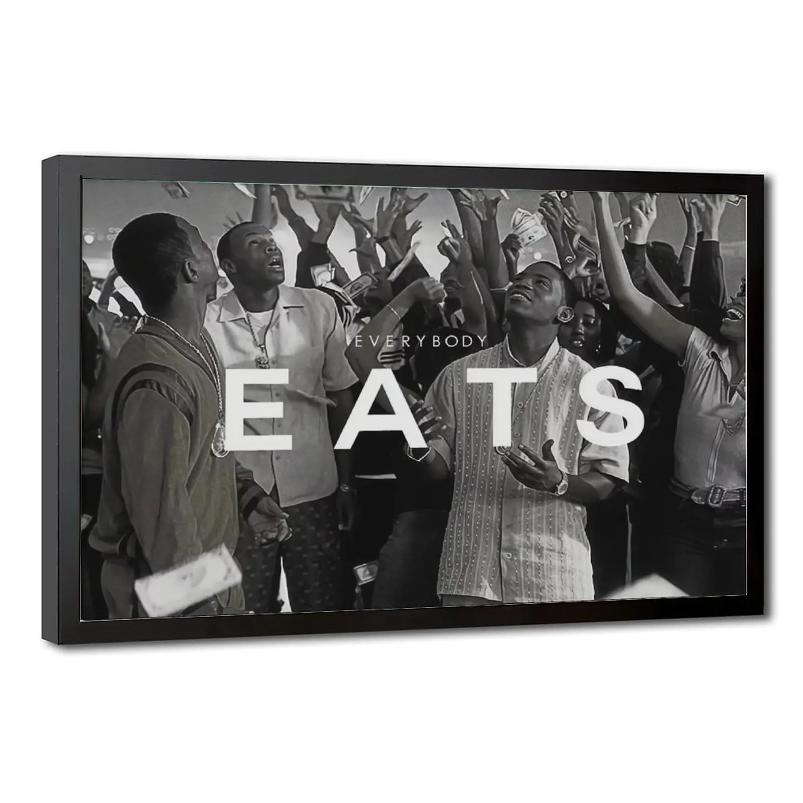 Paid in Full Everybody Eats Artistic Movie Poster - Cult Classic Print, Home Decor Wall Art for Kid Room, Any Space