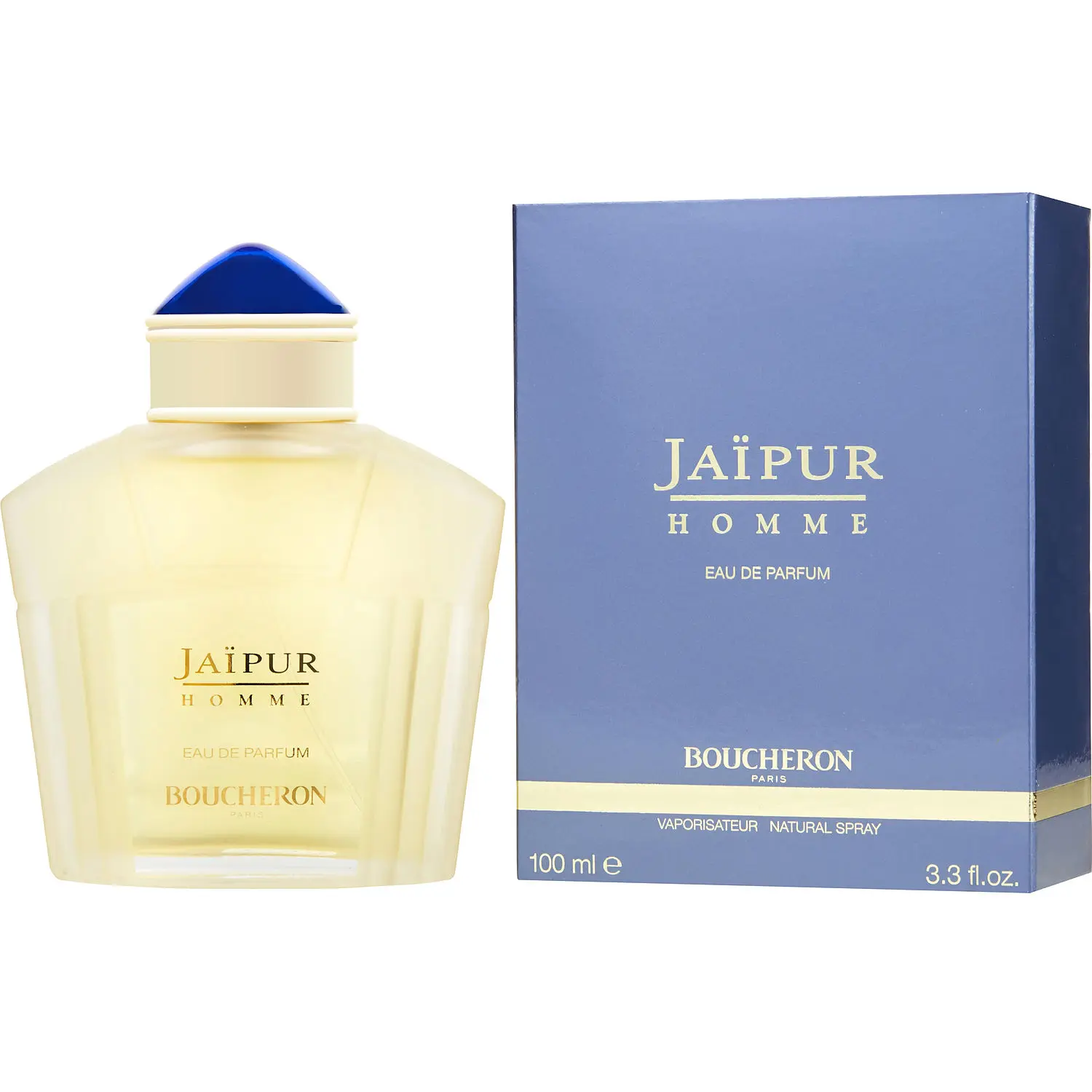 Boucheron Jaipur Eau De Parfum for Men, Aromatic Bergamot Scent Fragrance, 3.3 fl oz EDP Perfume Fragrance, Ideal for Casual Wear