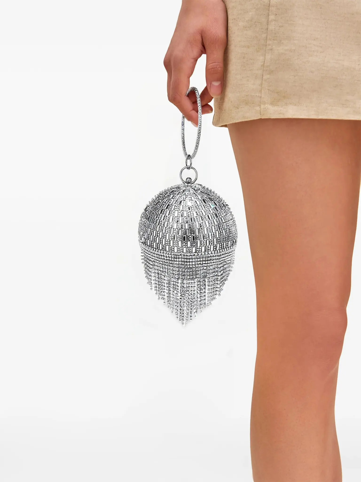 Elegant Bucket Bag for Women, Rhinestone Decorated Evening Clutch Purse, Formal Purse, Perfect for Weddings, Parties, Birthdays & More Events