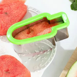 Creative Fruit Platter Mold, Watermelon Cutter, Ice Cream Shape Stainless Steel Fruit Slicer, Kids Favorite Creative Mold
