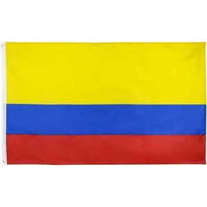 ANJOR Colombia Flag 3x5Fts - Colombian Flags With Brass Grommets 3 X 5 Ft Decoration Gift
