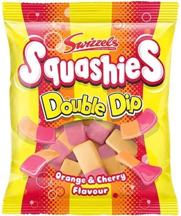 Squashies Drumstick Candy From the UK 160 grams