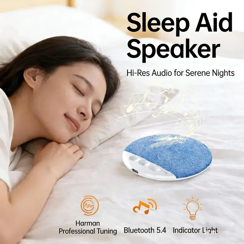 2026 Upgraded Soccer Edition Utra-Sim Bluetooth Pillow Speaker, Bone Conduction Sound System, Footbal Fans Silent Sleep Aid, Portable Rechargeabl e, Wireless Music Player for Android/iOS.Perfect for Sports Fans, Travel, Mother's Day Gifts.
