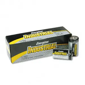 Energizer  Industrial Alkaline Batteries- D- 12 Batteries/Pack
