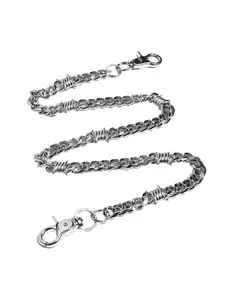 Gothic Pants Chain - Double-Layer Punk Hip Hop Waist Keychain Accessory for Jeans, Wallets, Keychain For Bags, and Streetwear Women Men