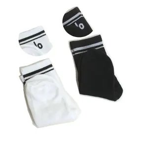 2 Pairs One Black And One White Socks Trendy Unisex Socks | Comfortable & Stylish Everyday Wear