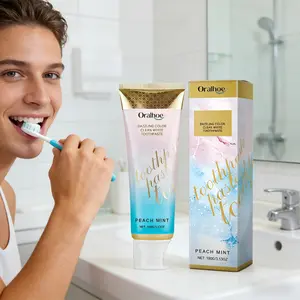 Oralhoe Toothpaste, Fresh Breath, Gum Care, Gentle Cleansing for Plaque & Stains
