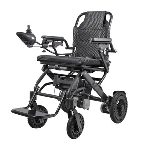 Zigtik EW7 Electric Wheelchair Adults Lightweight Folding -10 Miles Range Motorized Power Chair Indoor Outdoor