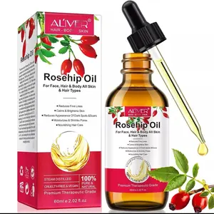 Rosehip Oil for Body and Face Serum reduces wrinkles, fine lines , firm and smoothes skin elasticity Rose Hip Oil daily skincare