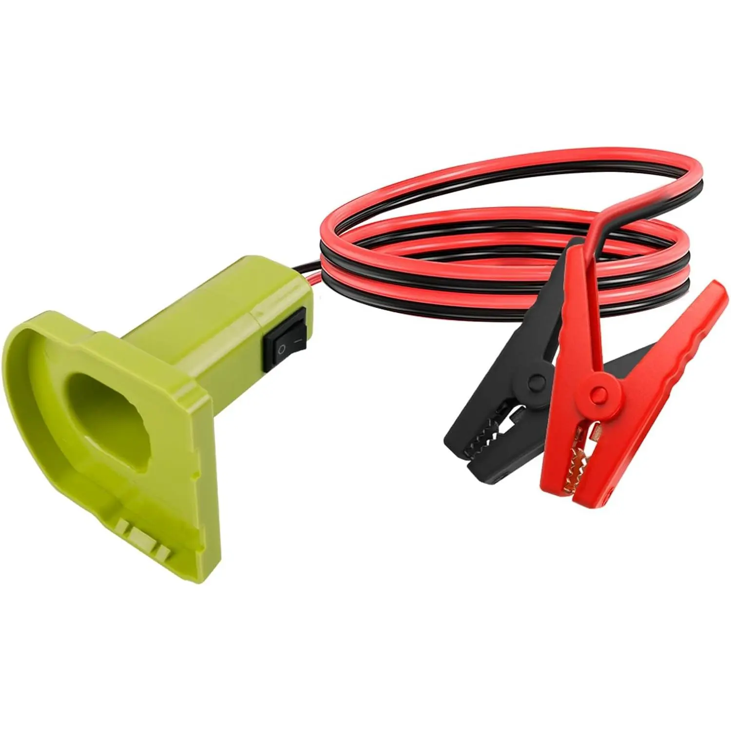 Ryobi 18V Battery Compatible Jumper Cable Set, 12AWG 5.9FT Portable Automotive Battery Jump Starter Booster Cables for Car Jump Starting Needs
