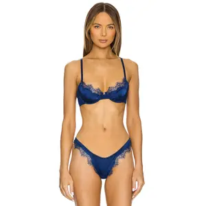 KAT THE LABEL Sorrento Underwire Bra in Cobalt